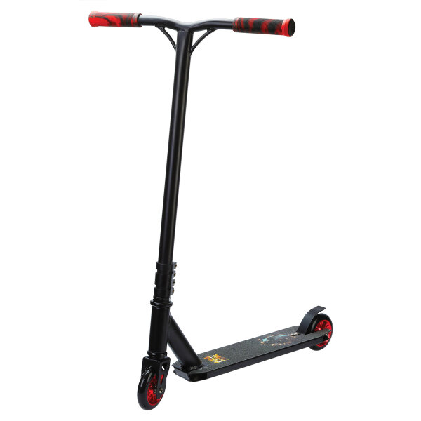 BOLDCUBE Deluxe Stunt Black 2-Rad Scooter