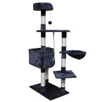 Katzenkratzbaum 141cm Kratzbaum Kletterbaum Spielbaum Sisal -- Piacenza -- von zoo-xxl®
