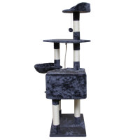 Katzenkratzbaum 141cm Kratzbaum Kletterbaum Spielbaum Sisal -- Piacenza -- von zoo-xxl®