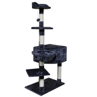 Katzenkratzbaum 141cm Kratzbaum Kletterbaum Spielbaum Sisal -- Piacenza -- von zoo-xxl®