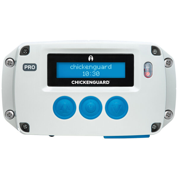 Chickenguard PRO , automatische Steuerung für Hühnerklappen - Modell 2023 -