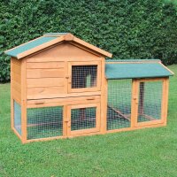 Kaninchenstall, Kleintierstall, Hasenstall Klopfer - mit...