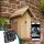 Gardenature Vogelhaus Vogelkasten mit WIFI KAMERA 4MP