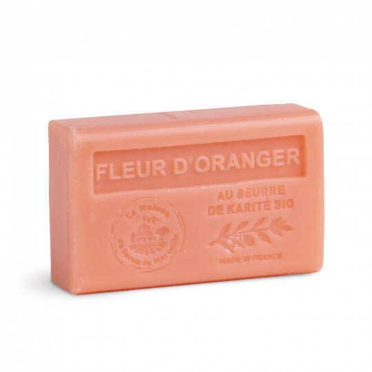 Bio-Sheabutterseife 125g - Orangenblüte