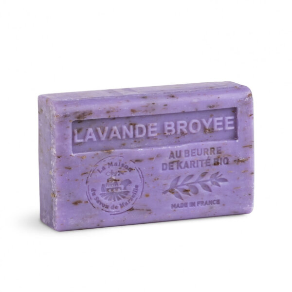 Bio-Sheabutterseife 125g - Gemahlener Lavendel
