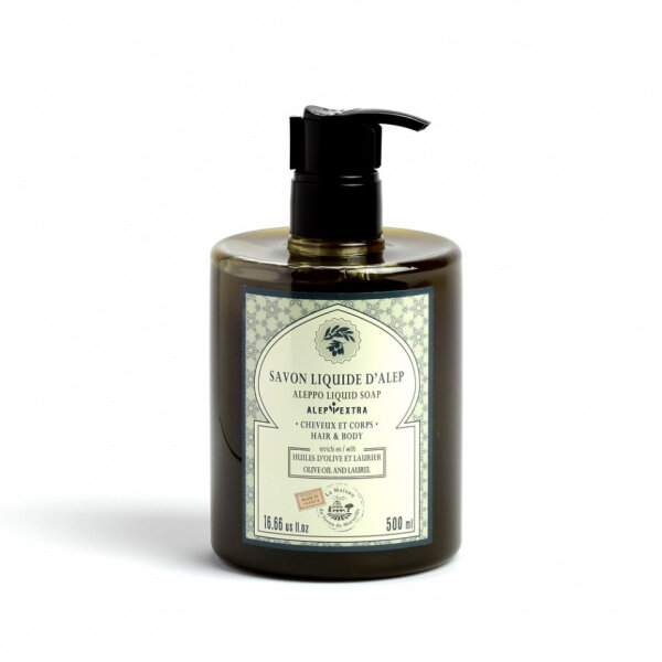 Flüssige Aleppo-Seife 500ml - Lorbeeröl