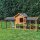 Kaninchenstall Picasso mit PVC Welldach