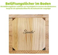 Vogel Nistkasten mit Kamera ohne Solarpanel Sanilu®