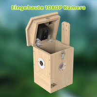 Vogel Nistkasten mit Kamera ohne Solarpanel Sanilu®