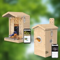 Vogel Nistkasten mit Kamera ohne Solarpanel Sanilu®