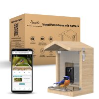 Vogelfutterstation mit Kamera ohne Solarpanel Sanilu®
