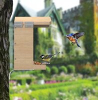 Vogelfutterstation mit Kamera mit Solarpanel Sanilu®