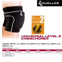 MUELLER Universal Level 2 Knieschoner in schwarz