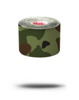 MUELLER Kinesiology Tape Pre-Cut grün Camo