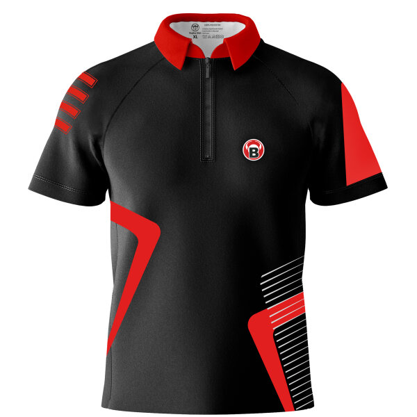 BULLS TEAM-Dartshirt red