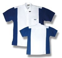 BULLS Dartshirt Weiß/Blau (XL)