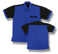 BULLS Dartshirt Blau/Schwarz (L)