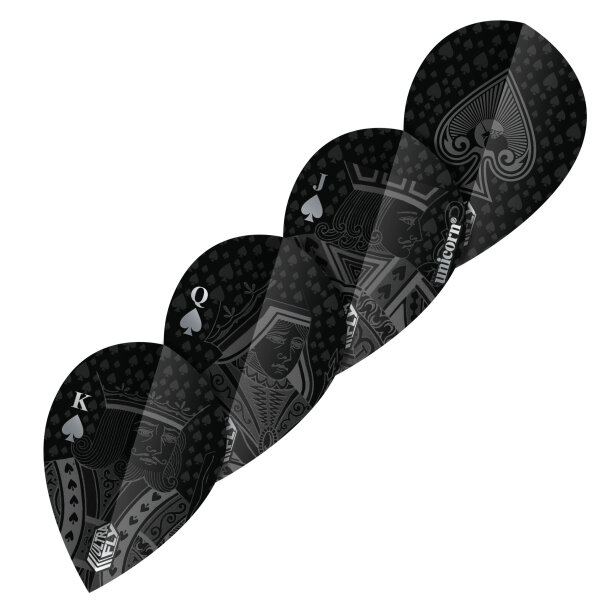 Unicorn Ultra Fly 100 Black Royal Flush Flights (Xtra)