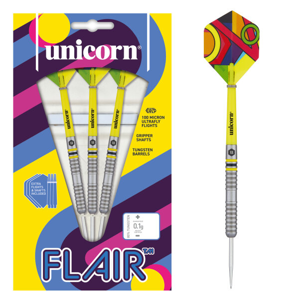 Unicorn Flair 3 Steel Darts (22 Gr.)