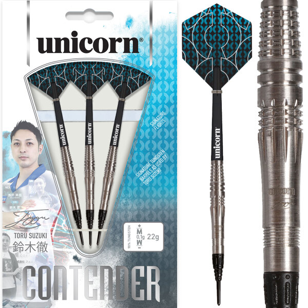 Unicorn Contender Toru Suzuki Phase 2 Soft Darts (22 Gr.)