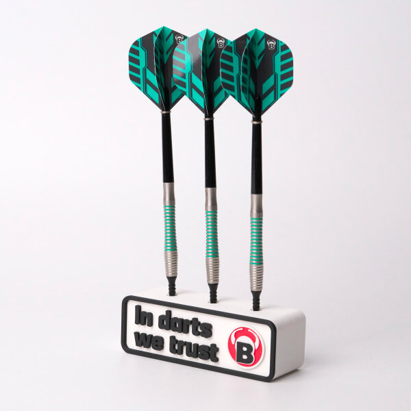 BULLS Darthalter 1 Set Eckig Weiß