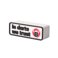 BULLS Darthalter 1 Set Eckig Weiß