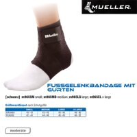 MUELLER Fußgelenkbandage mit Gurten