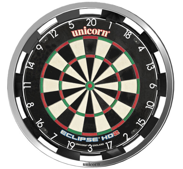 Unicorn "Solar Flare" LED Dartboard Beleuchtung mit integriertem Surround
