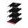 BULLS Dart Mat, Puzzle Matte, Schaumstoff, inkl. Oche, 2,37 Meter