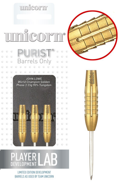 Unicorn Golden John Lowe Purist Steel Barrels