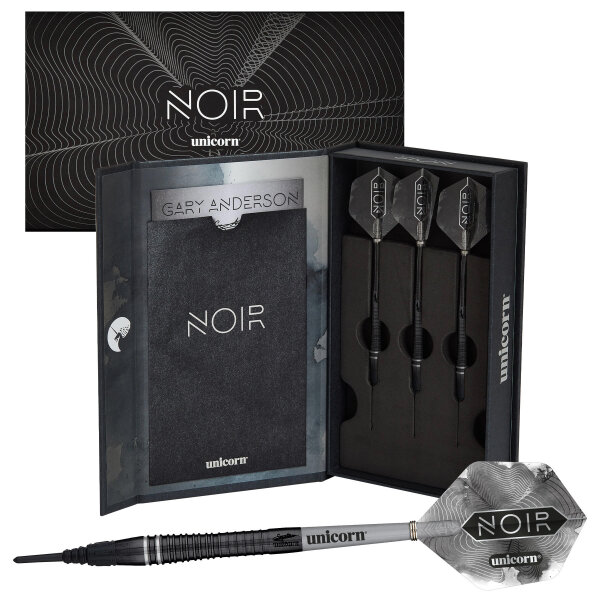 Unicorn Gary Anderson Noir Phase 6 - Deluxe Soft Darts
