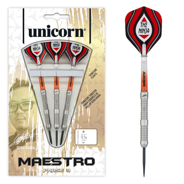 Unicorn Seigo Asada Phase Natural Steel Darts