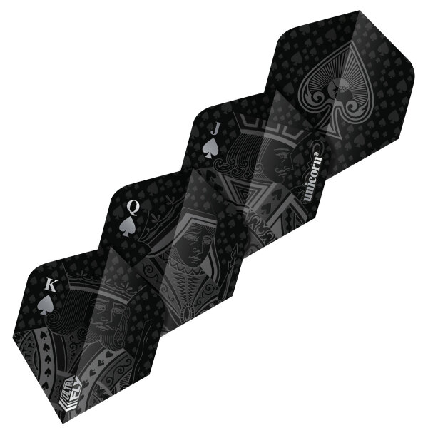 Unicorn Ultra Fly 100 Black Royal Flush Flights - Plus -- 1 Satz