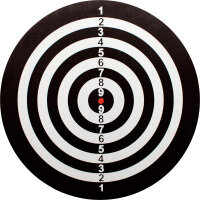 BULLS Windsor Paper Dartboard -- 1 Stck