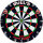 BULLS Focus II Plus Dart Board -- 1 Stck