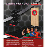 BULLS Dart Mat, Puzzle Matte, Schaumstoff, inkl. Oche, 2,37 Meter -- 1 Stck