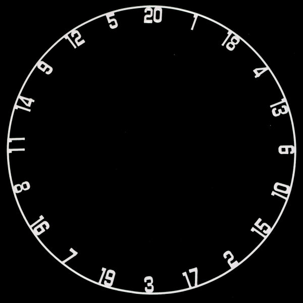 BULLS Board Nummernring -- 1 Stck