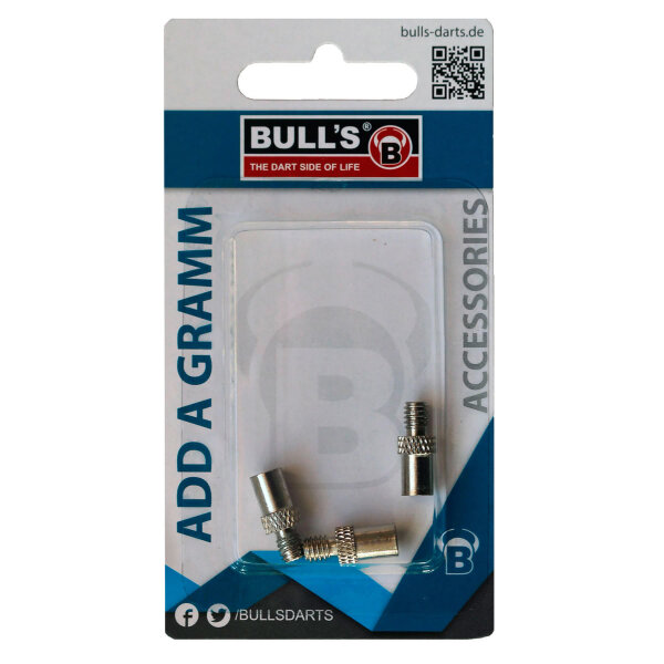 BULLS Add-a-Gram Schraubgewichte 2 g 2BA - Nickel -- 1 Satz