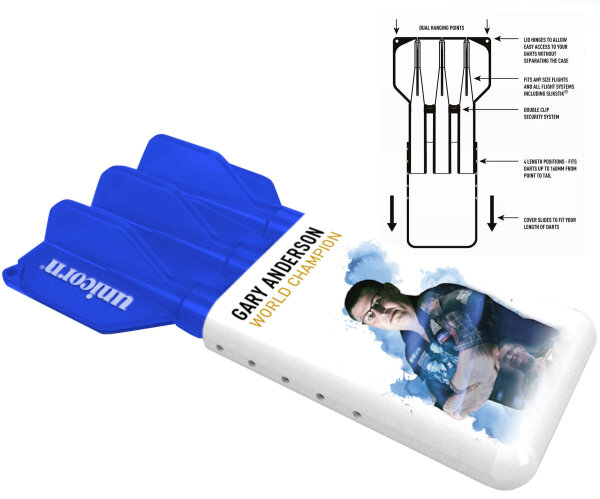 Unicorn Slider Dart Case Gary Anderson -- 1 Stck