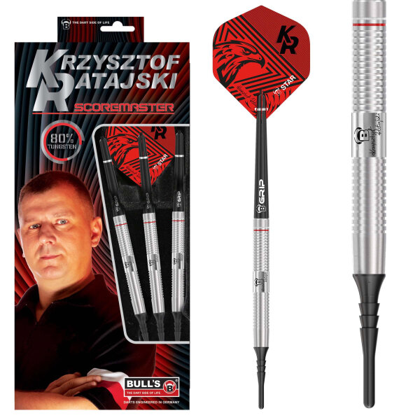 BULLS Krzysztof Ratajski Soft Dart, Scoremaster - 18g -- 1 Satz