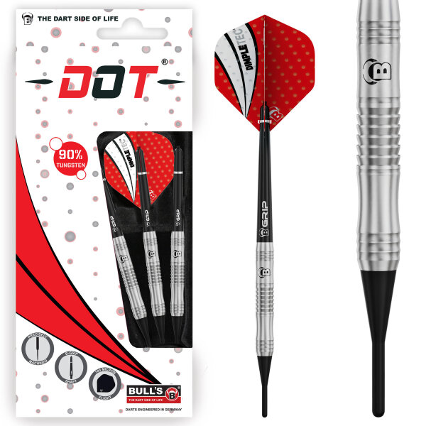 BULLS Dot D4 90% Tungsten Soft Dart - 18g -- 1 Satz