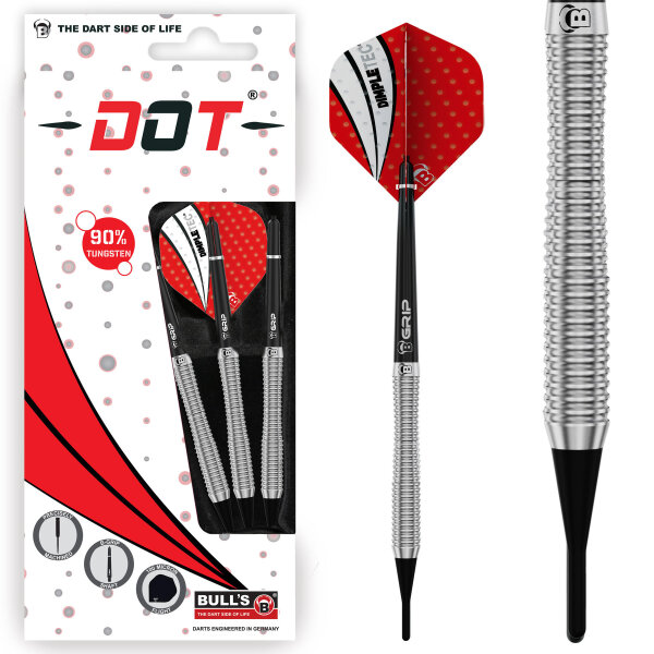 BULLS Dot D2 90% Tungsten Soft Dart - 18g -- 1 Satz