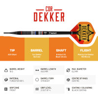 BULLS Cor Dekker Soft Dart - 20g -- 1 Satz