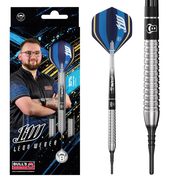 BULLS Leon Weber Soft Dart - 22g -- 1 Satz