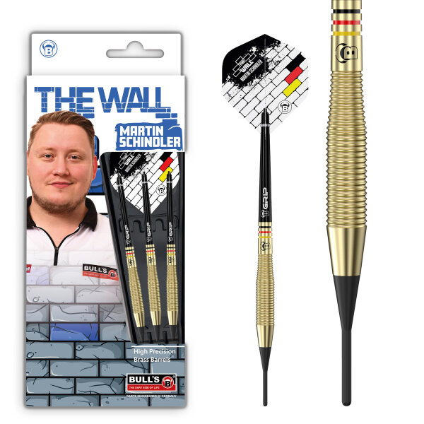 BULLS Martin Schindler Natural Brass Softdart - 18g -- 1 Satz