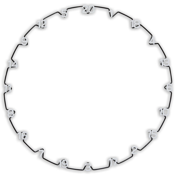 Unicorn Horizontal Number Ring -- 1 Stck