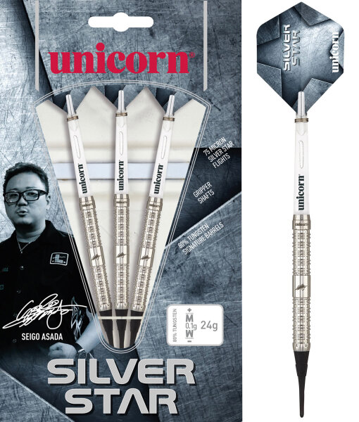 Unicorn Seigo Asada Silver Star Soft Darts - 23g
