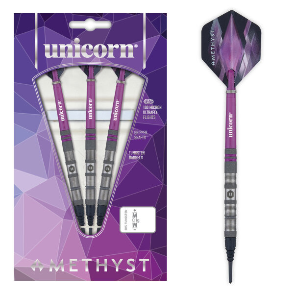 Unicorn Amethyst 1 Soft Darts - 18g -- 1 Satz