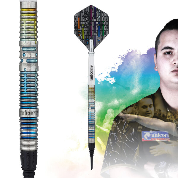 Unicorn Jeffrey de Zwaan Code Players Soft Dart - 22g -- 1 Satz