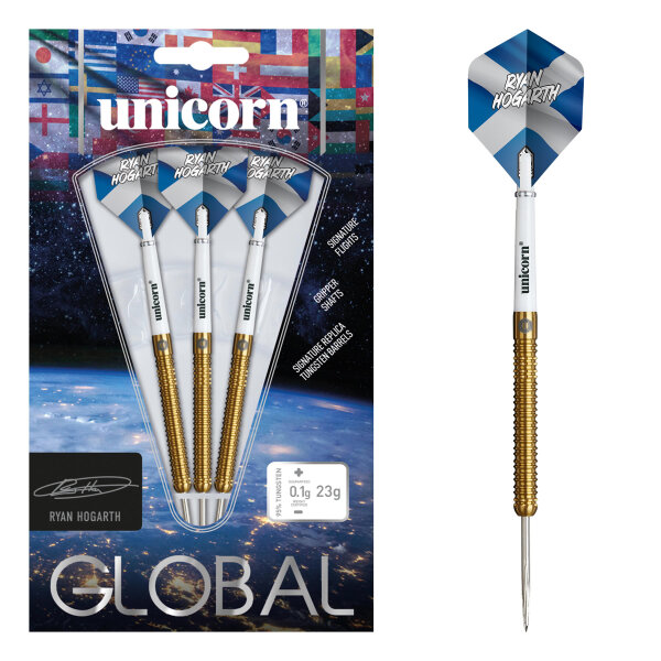 Unicorn Global Ryan Hograth 23g Steel Tip 95% Tungsten - 23g -- 1 Satz